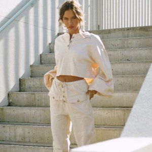 Sabo Skirt Oriana Lounge Set || Cream